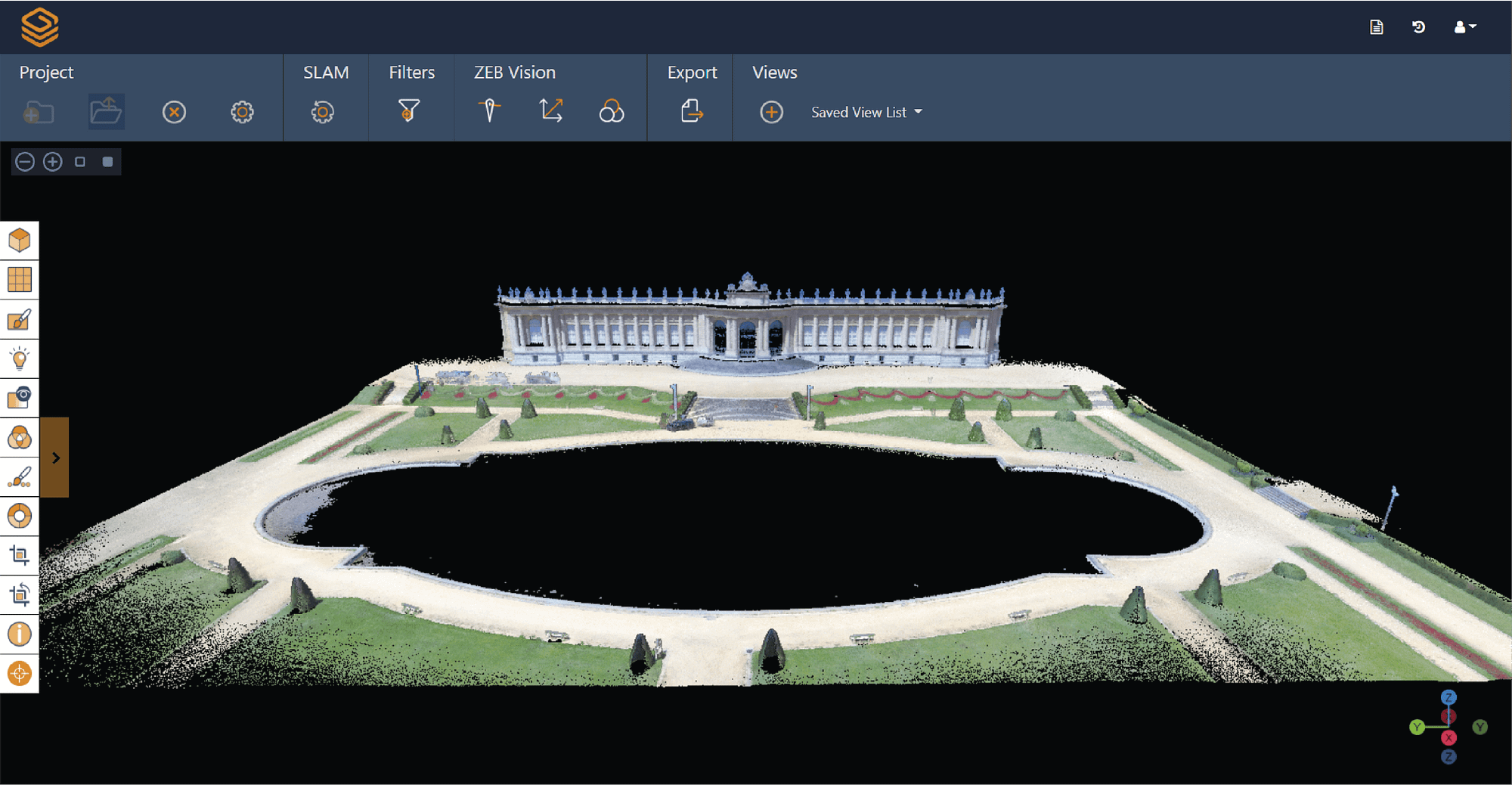 ZEB Vision data of Africa Palace
